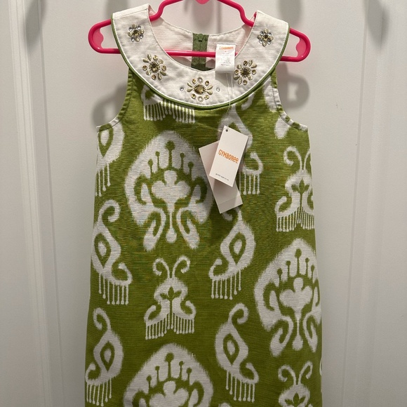 Gymboree Other - GYMBOREE Green Gem Batik Print Dress